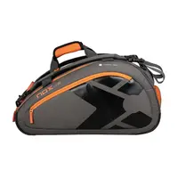 Nox AT10 Team Padelbag Grey/Orange, schuin