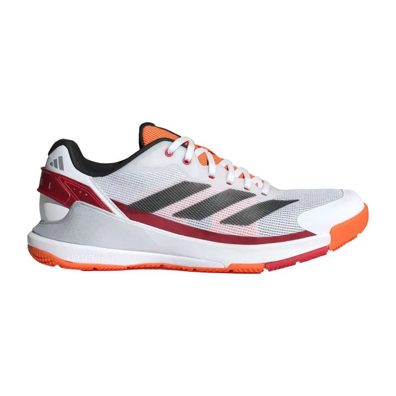Adidas Crazyquick LS Padel Cloud White/Lucid Orange Standaard