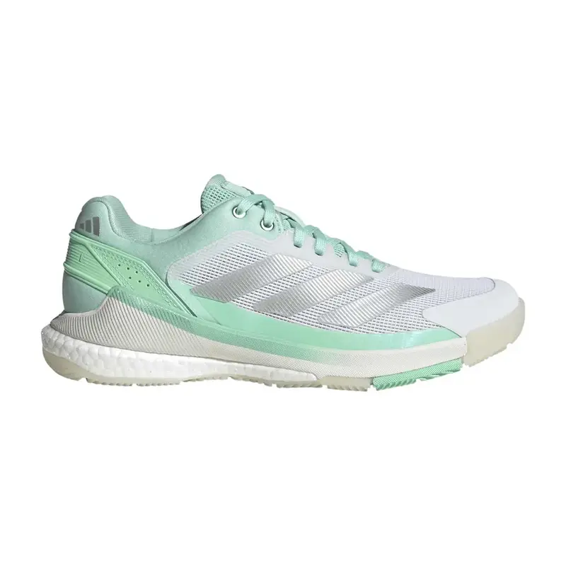 Adidas Crazyquick Boost Padel Silver Metallic/Pulse Mint Standaard