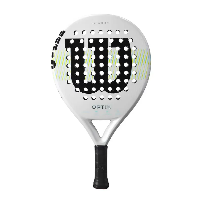 Wilson Optix V1 White Padel 2 Padel Racquet, voorkant