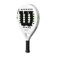 Wilson Optix V1 White Padel 2 Padel Racquet, schuin