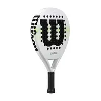 Wilson Optix V1 White Padel 2 Padel Racquet, schuin