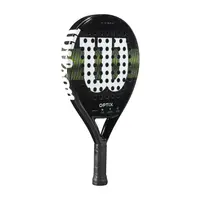 Wilson Optix V1 Black Padel 2, schuin