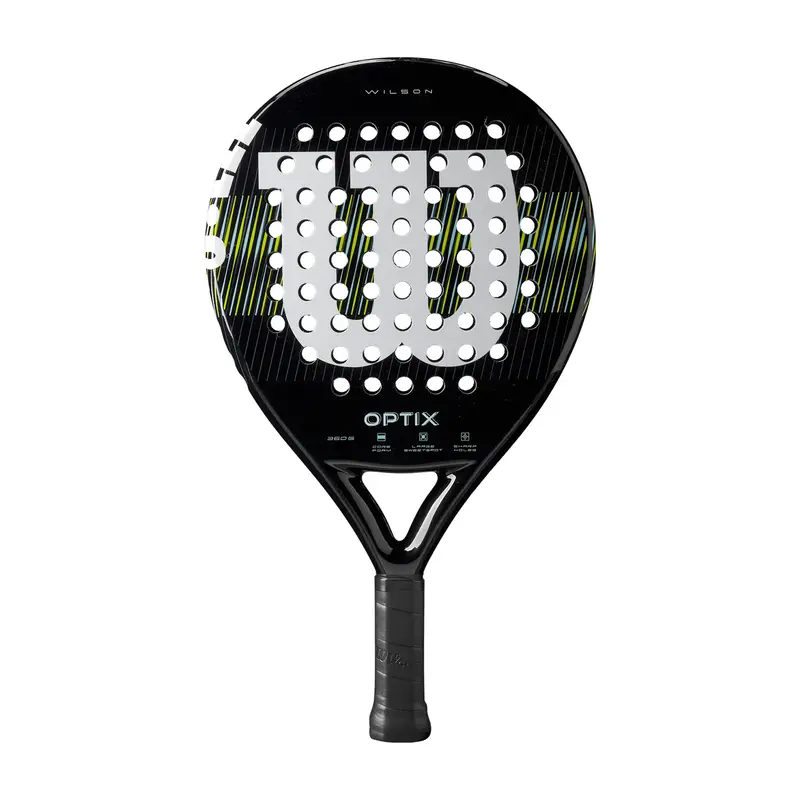 Wilson Optix V1 Black Padel 2, voorkant