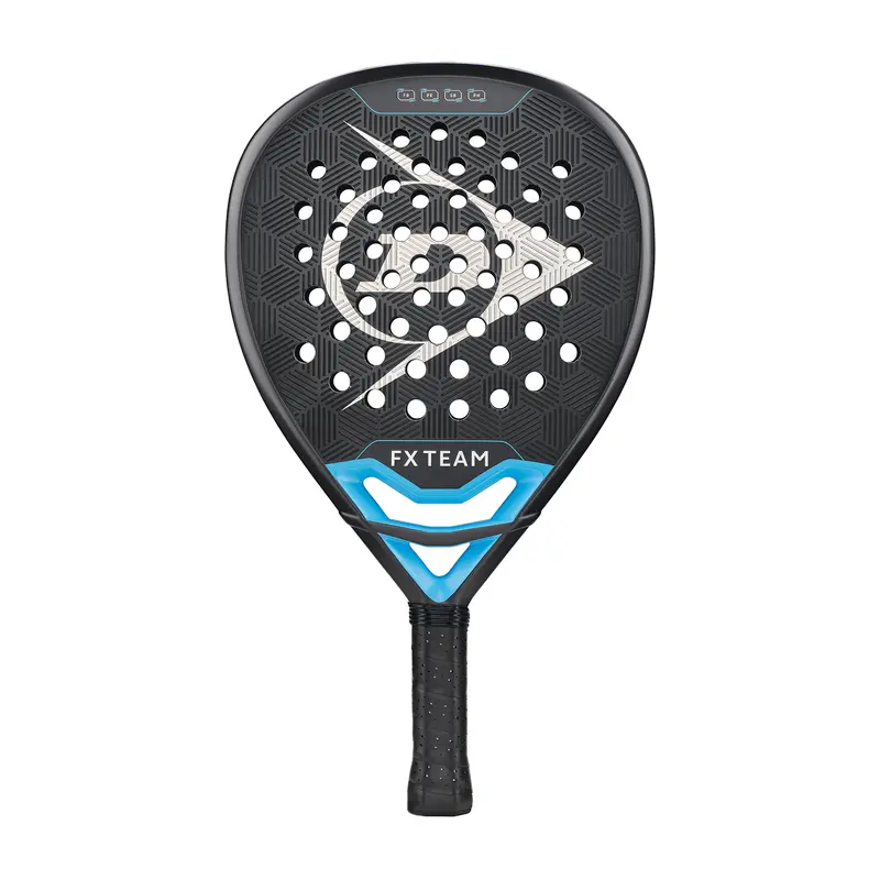 Dunlop FX Team Gun Metal/Cyan/Metallic Silver, voorkant