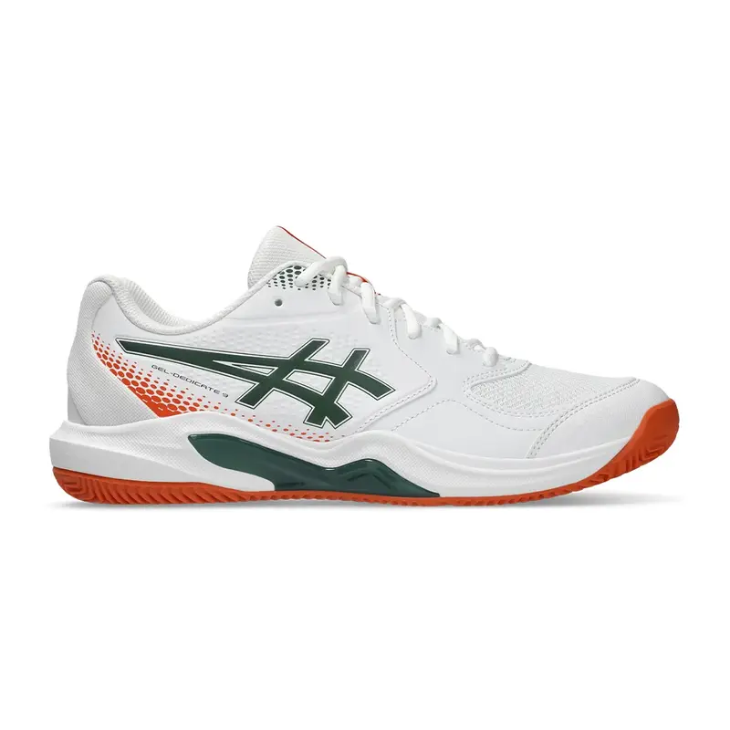 ASICS Gel Dedicate 9 Padel White/Green Standaard