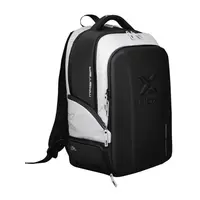 Nox Luxury Master Series Backpack White/Black, schuin