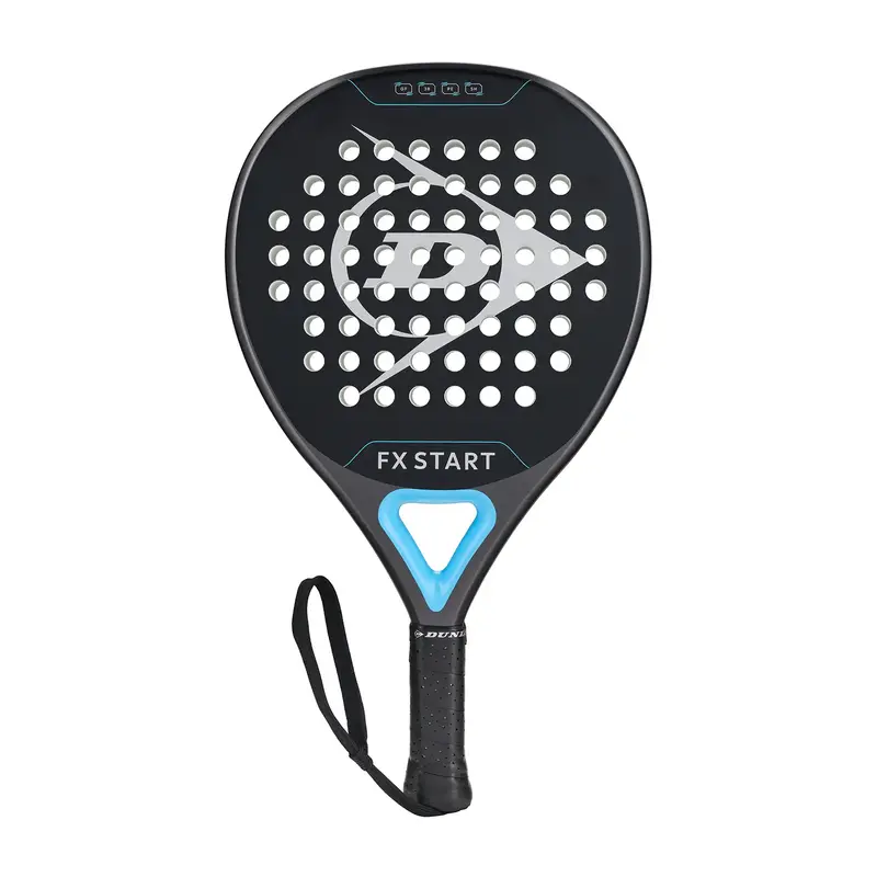 Dunlop FX Start Gun Metal/Cyan/Metallic Silver, voorkant