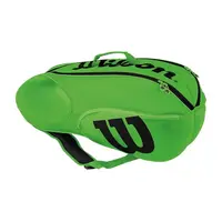 Wilson Mini Vancouver 6pk Green Black Bag, schuin