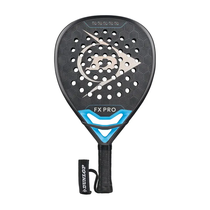 Dunlop FX Pro Gun Metal/Cyan/Metallic Silver, voorkant