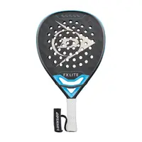 Dunlop FX Lite Gun Metal/Cyan/Metallic Silver, voorkant