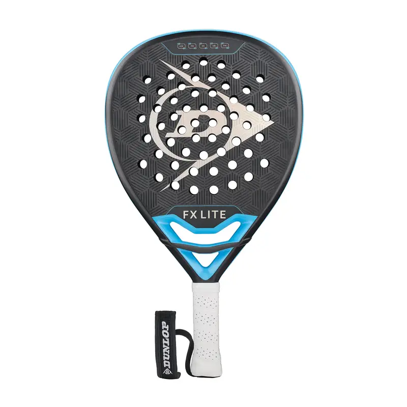 Dunlop FX Lite Gun Metal/Cyan/Metallic Silver, voorkant