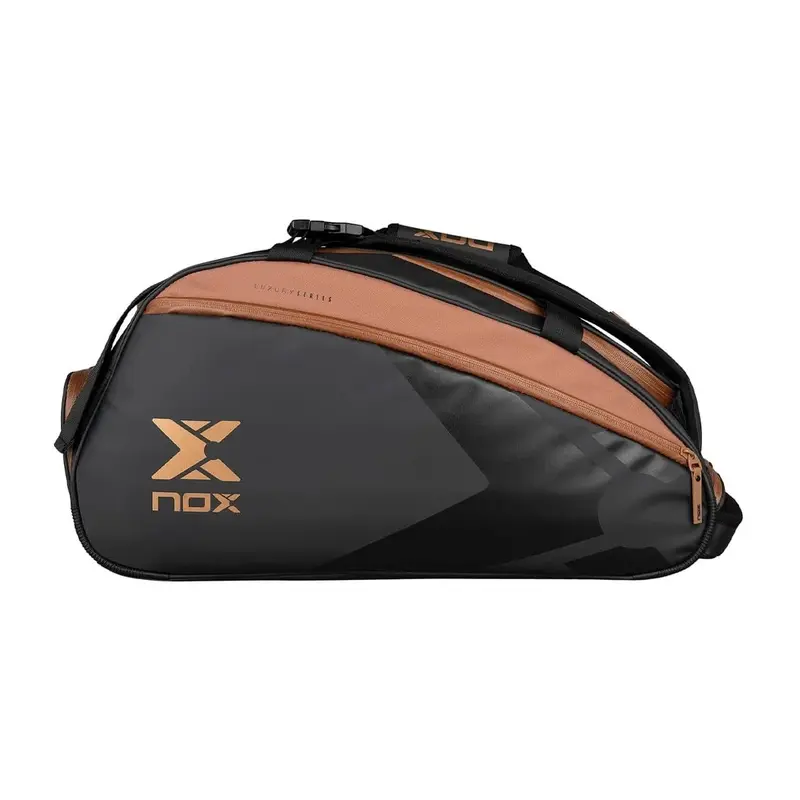 Nox Luxury Open Series Padelbag Black Brown, voorkant