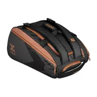 Nox Luxury Open Series Padelbag Black Brown, schuin