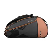 Nox Luxury Open Series Padelbag Black Brown, achterkant